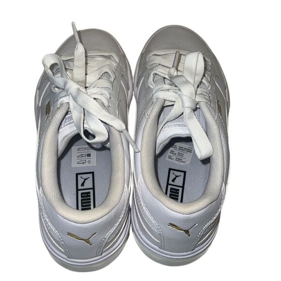Puma Cali Star White Leather Lace Up Sneakers Size 8 NIB - Picture 7 of 12